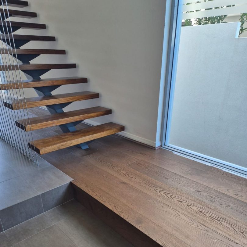 Engineered Walnut Stairs